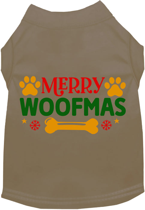 Merry Woofmas Pet Shirt