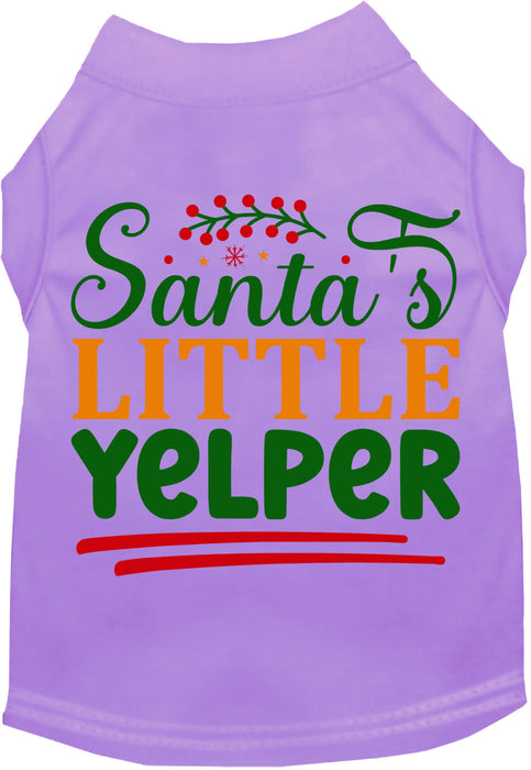 Santa's Little Yelper Pet Shirt