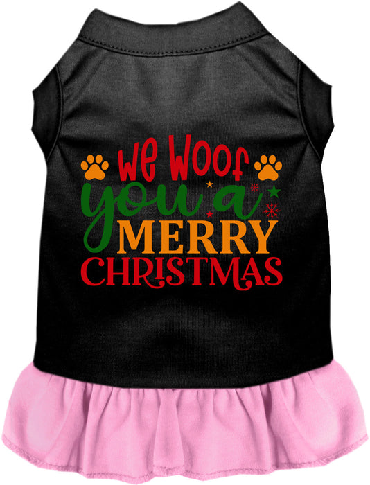 We Woof You a Merry Christmas Pet Dress