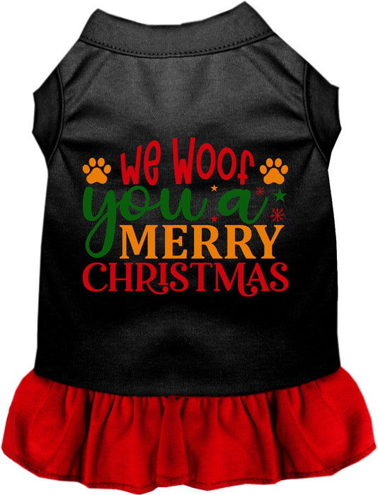 We Woof You a Merry Christmas Pet Dress