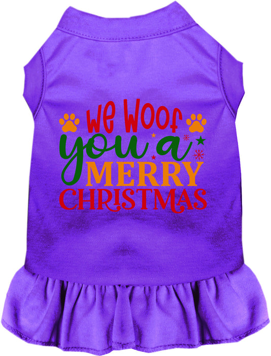 We Woof You a Merry Christmas Pet Dress