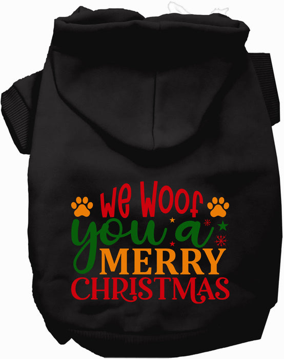 We Woof You a Merry Christmas Pet Hoodie