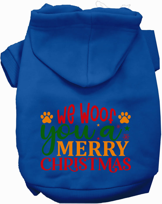 We Woof You a Merry Christmas Pet Hoodie