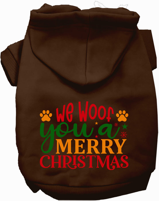 We Woof You a Merry Christmas Pet Hoodie
