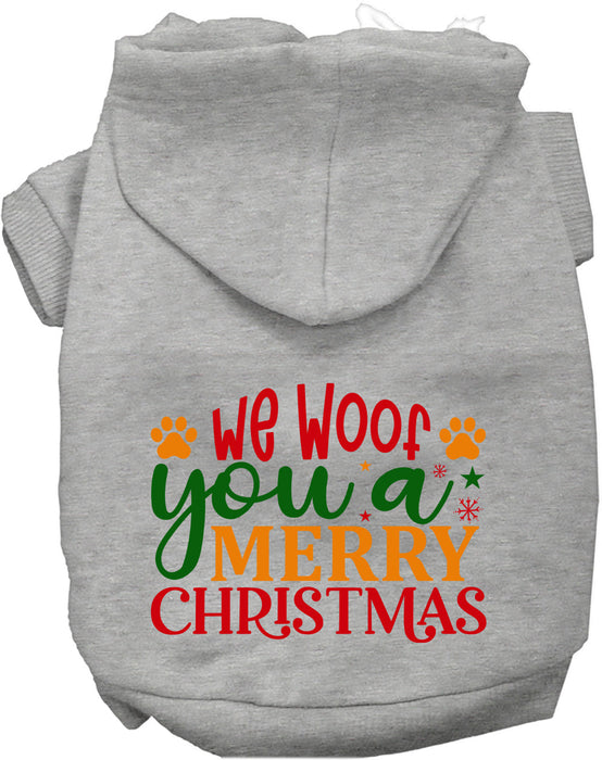 We Woof You a Merry Christmas Pet Hoodie