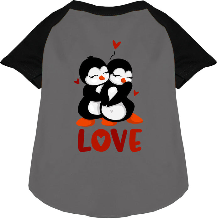 Penguin Love Pet Raglan Shirt
