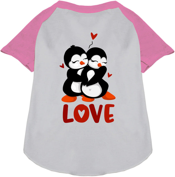 Penguin Love Pet Raglan Shirt