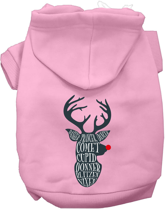 All Santa's Deer Christmas Pet Hoodie