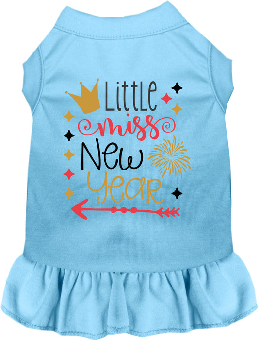 Little Miss New Year Pet Dress