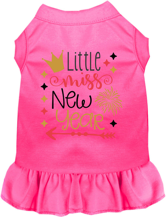 Little Miss New Year Pet Dress