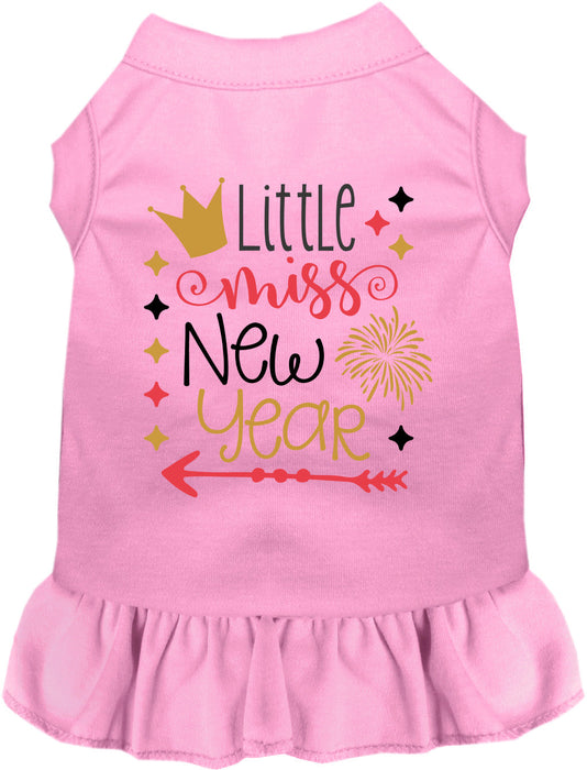 Little Miss New Year Pet Dress