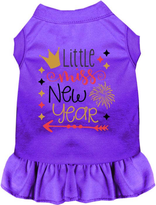 Little Miss New Year Pet Dress
