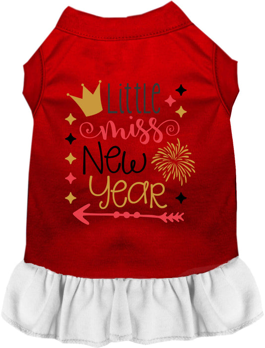 Little Miss New Year Pet Dress