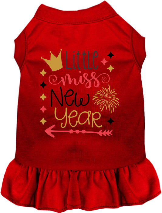 Little Miss New Year Pet Dress