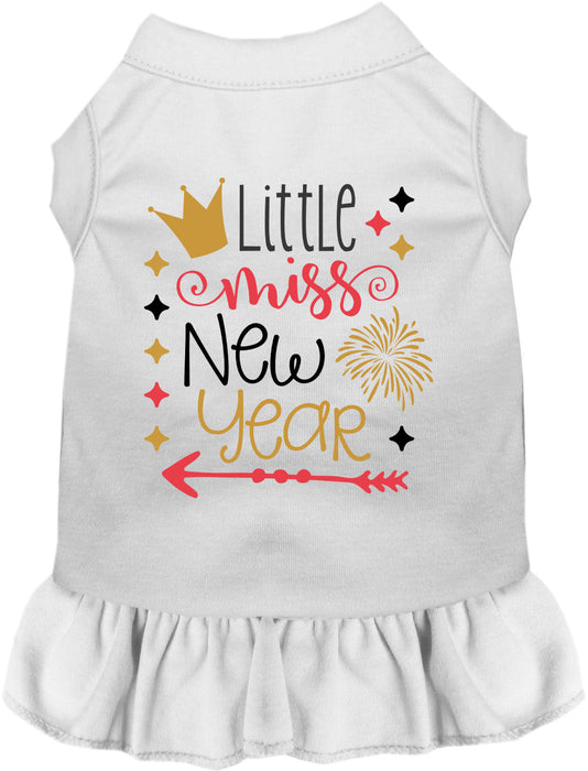 Little Miss New Year Pet Dress