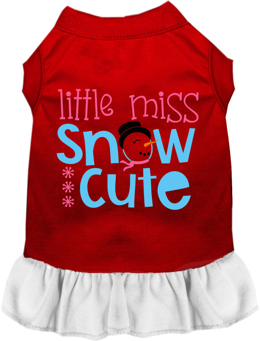 Little Miss Snow Cute Pet Dress
