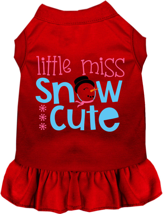 Little Miss Snow Cute Pet Dress