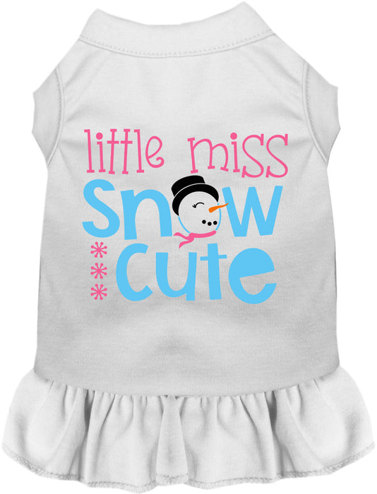 Little Miss Snow Cute Pet Dress