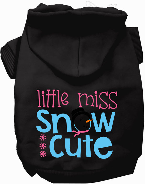Little Miss Snow Cute Pet Hoodie