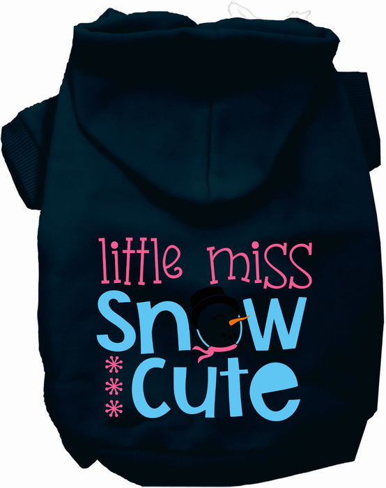 Little Miss Snow Cute Pet Hoodie