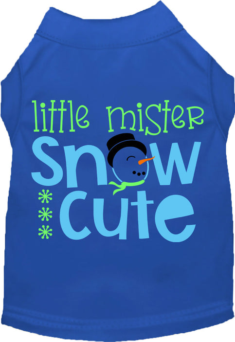 Little Mister Snow Cute Pet Shirt