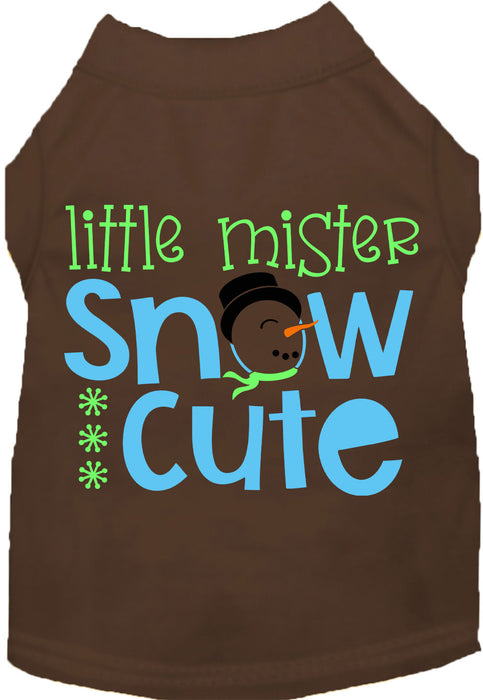 Little Mister Snow Cute Pet Shirt