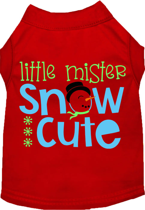 Little Mister Snow Cute Pet Shirt