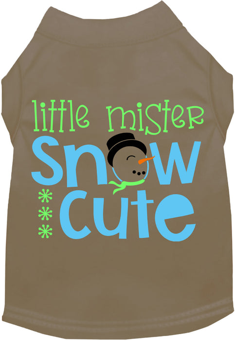 Little Mister Snow Cute Pet Shirt