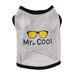 Mr. Cool Pet Shirt - NALA'S Pet Closet