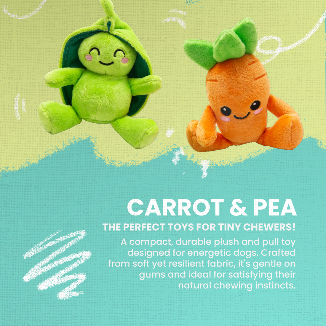 Pea and Carrot 2pk