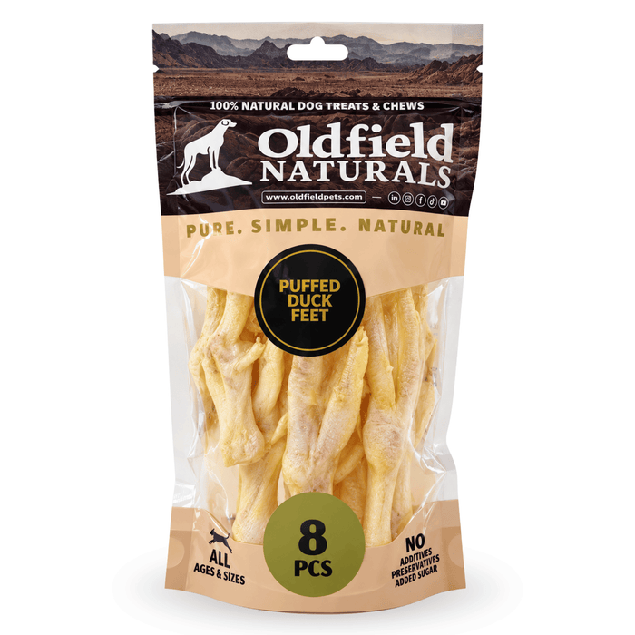 Puffed Duck Feet  - Dog Treats