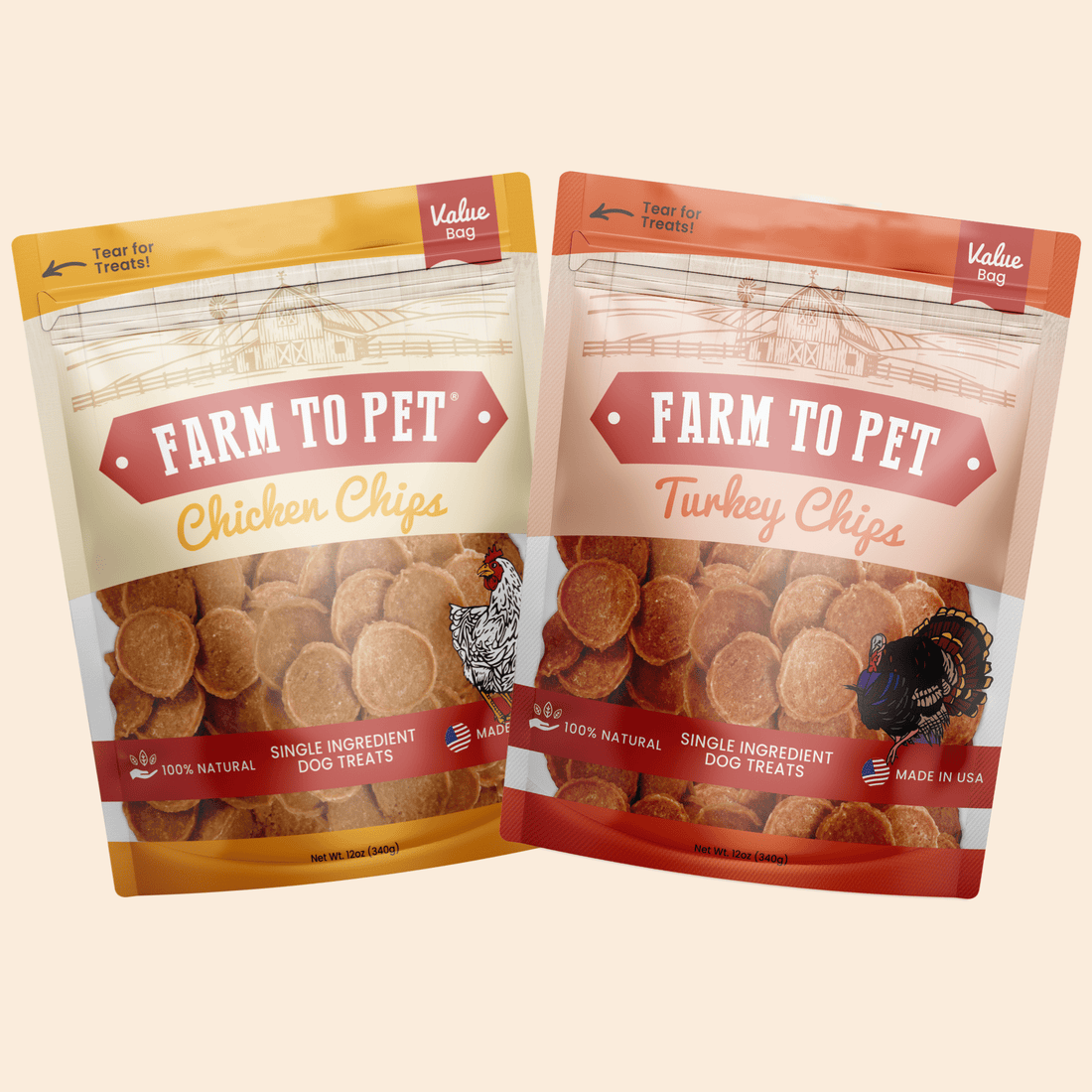 Chicken & Turkey Dog Treat Bundles - NALA'S Pet Closet