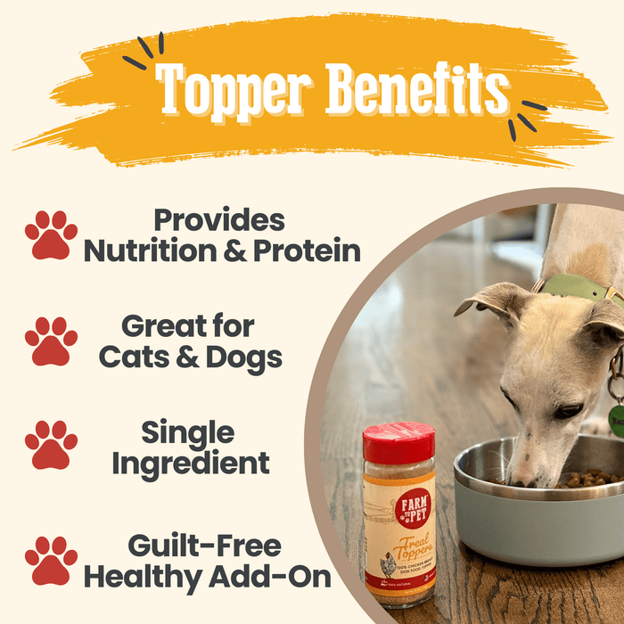 Chicken Treat Dog Food Topper