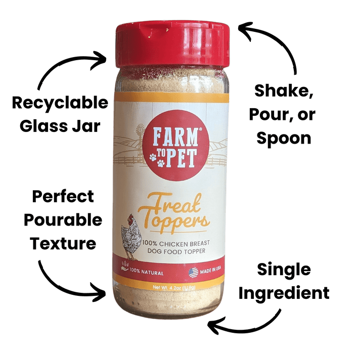 Chicken Treat Dog Food Topper