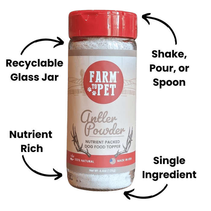 Antler Powder Dog Food Topper