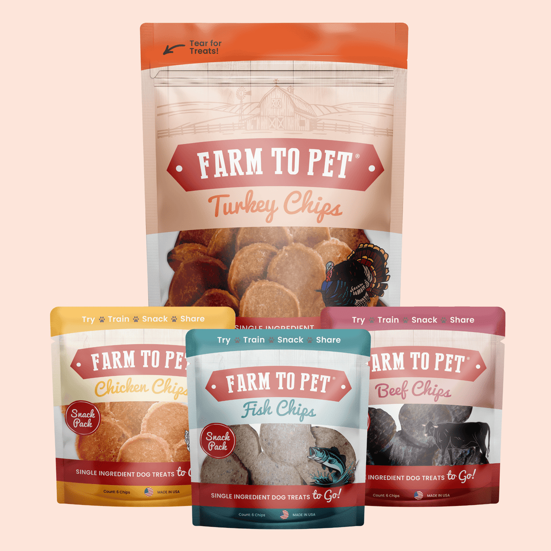 Puppy Packs 'N Snacks Dog Treat Starter - NALA'S Pet Closet