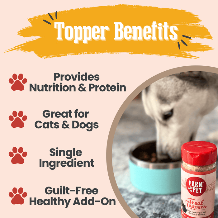 Turkey Treat Dog Food Topper