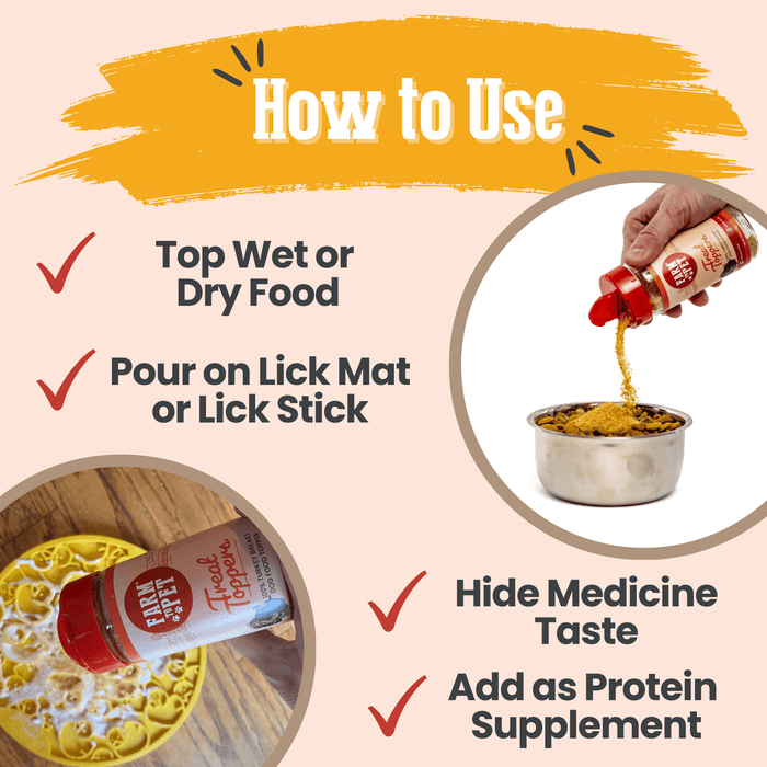Turkey Treat Dog Food Topper