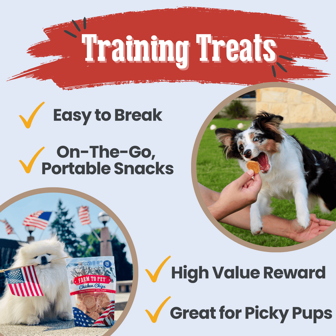 Americana Chicken Chips for Dogs - NALA'S Pet Closet
