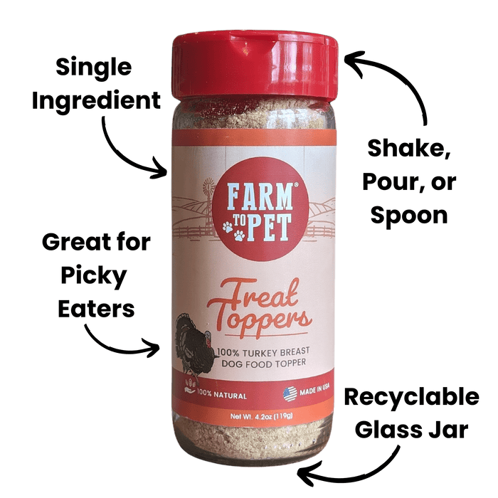 Turkey Treat Dog Food Topper