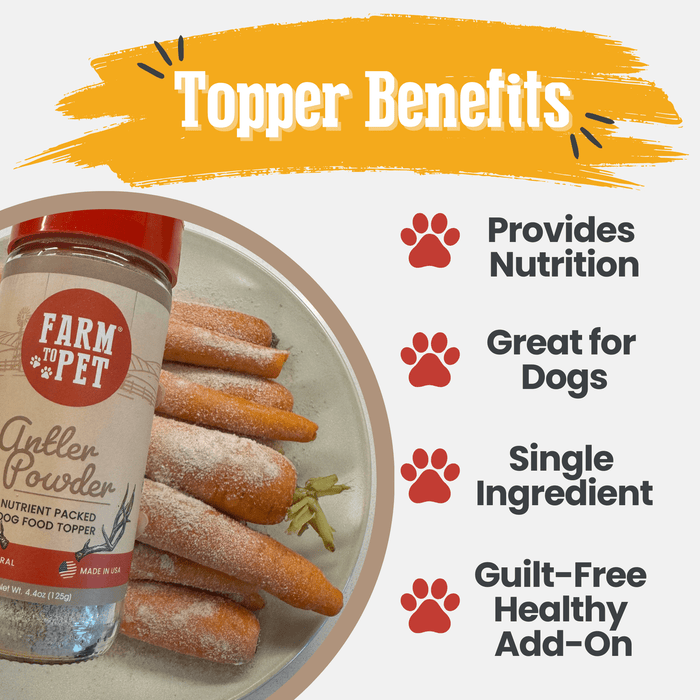 Antler Powder Dog Food Topper