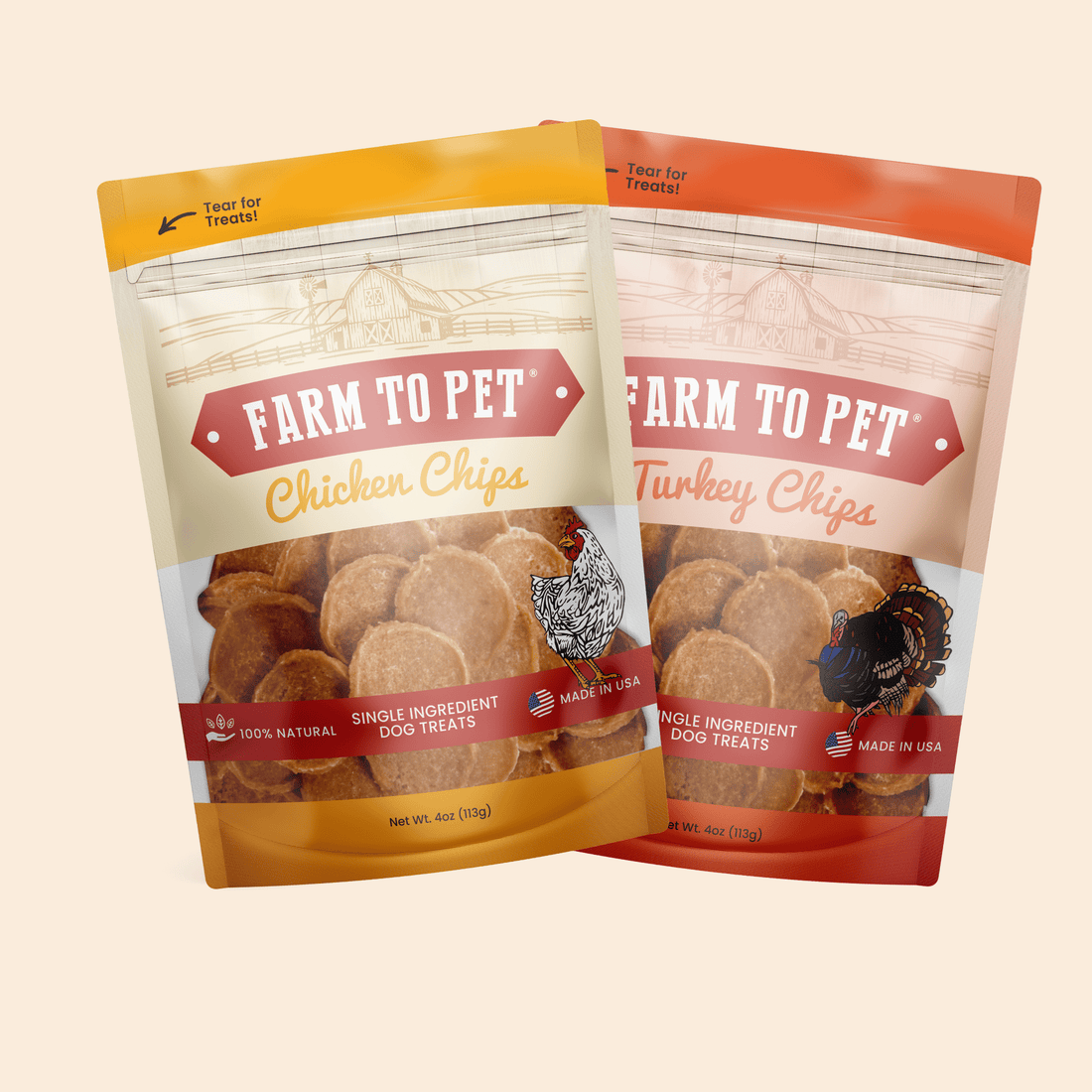 Chicken & Turkey Dog Treat Bundles - NALA'S Pet Closet