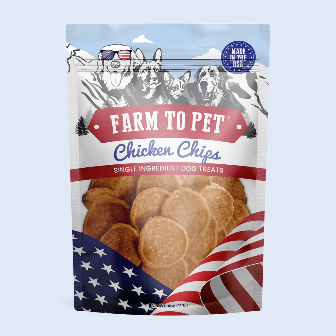 Americana Chicken Chips for Dogs - NALA'S Pet Closet