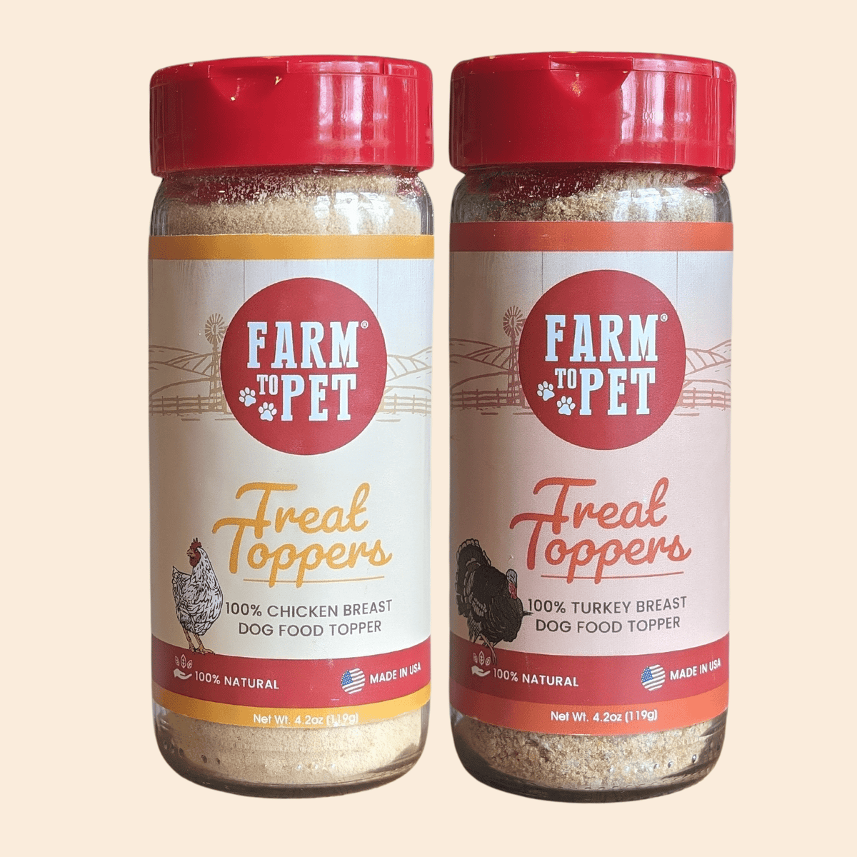 Chicken & Turkey Dog Food Topper Bundle - NALA'S Pet Closet