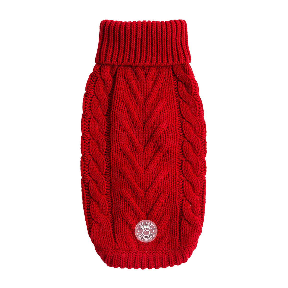 Chalet Sweater - Red - NALA'S Pet Closet