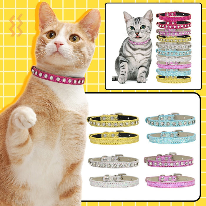 Diamond Rhinestone Cat Collar - NALA'S Pet Closet