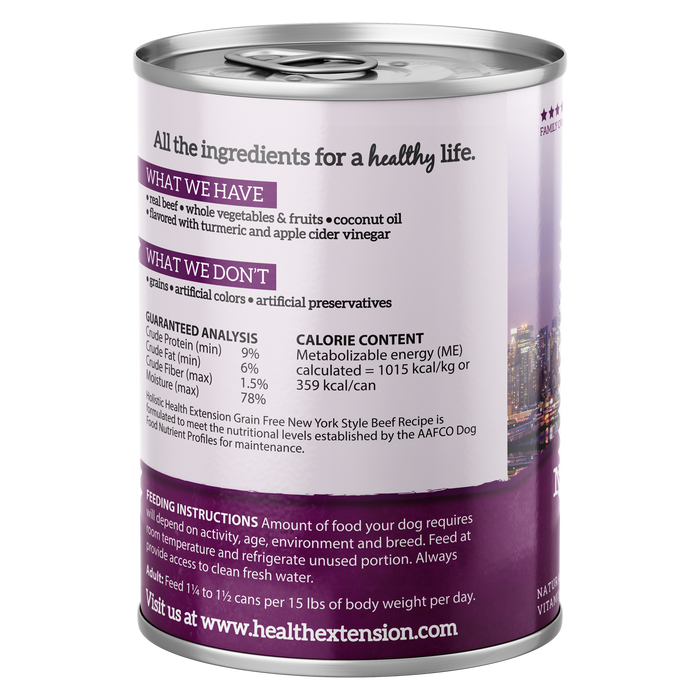 Grain Free New York Style - Beef Recipe