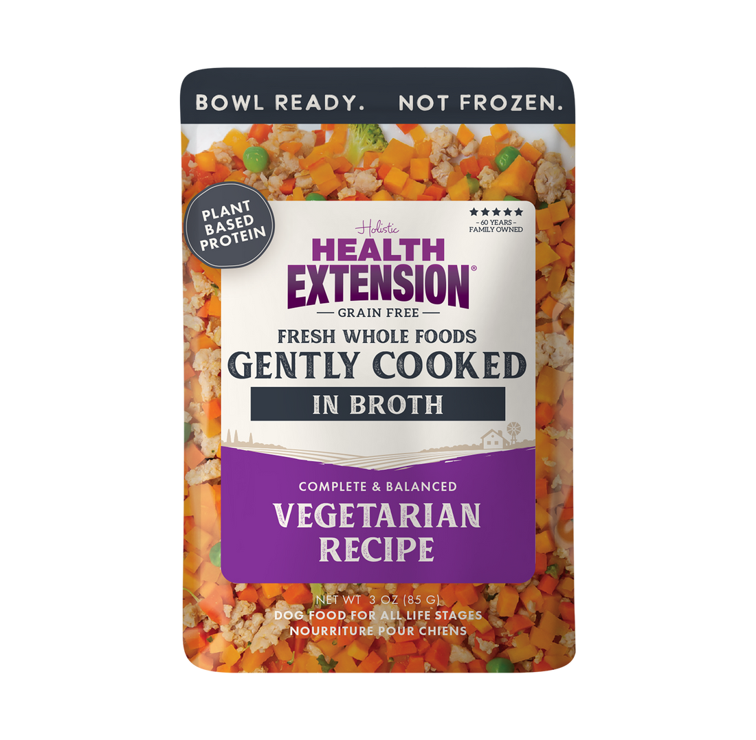 Human-Grade Gently-Cooked Fresh Dog Food, Grain-Free Vegetarian (Adult Maintenance)