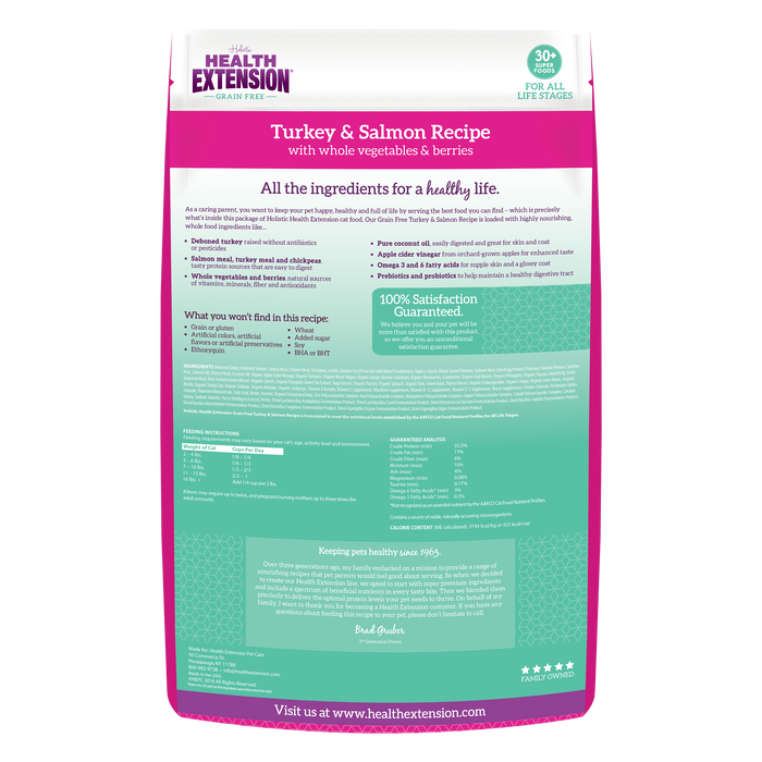 Grain Free Turkey & Salmon Recipe