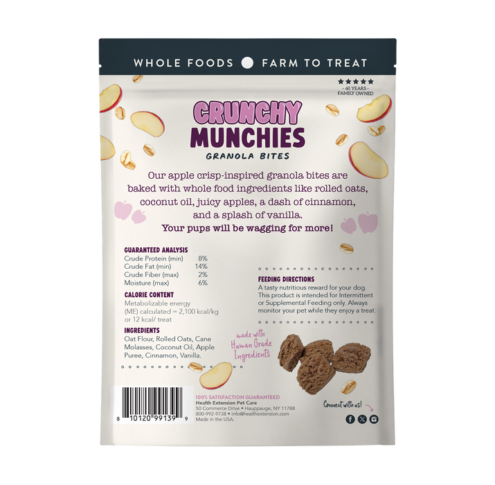 Crunchy Munchies Granola Bites-Appley Crisp